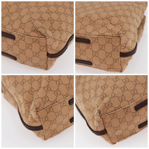 GUCCI GG Canvas Shoulder Bag Beige 101341 Auth 150124 - Picture 14 of 16